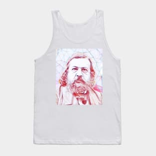 Theophile Gautier Portrait | Theophile Gautier Artwork | Line Art Tank Top